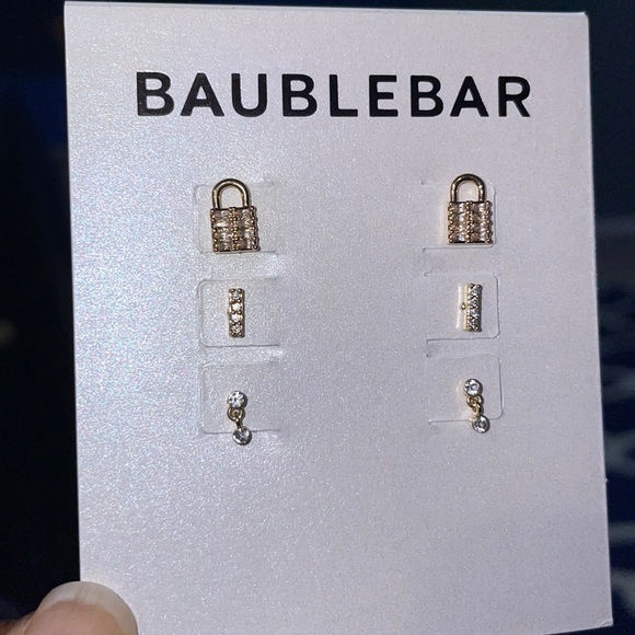 BaubleBar Jewelry - Baublebar lock stud set of 3